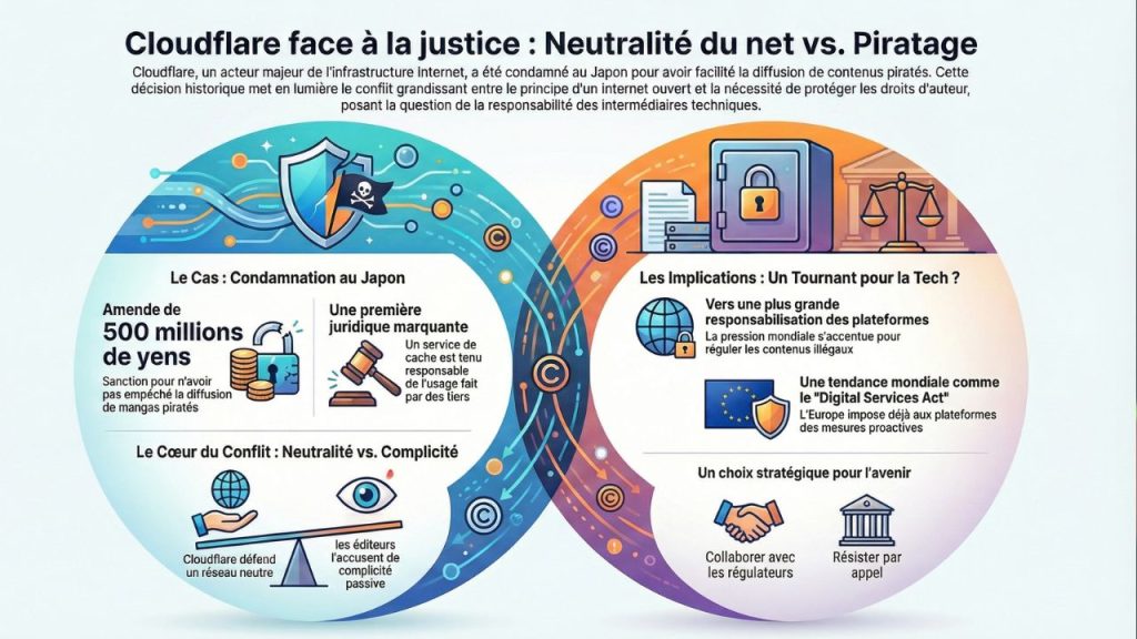 Cloudflare face à une amende colossale au Japon le géant américain à la croisée des chemins