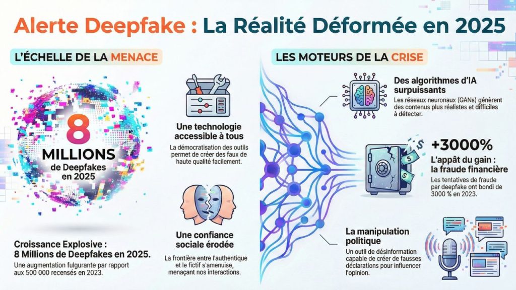 Deepfakes en 2025 Quand la technologie devient l'arme des fraudeurs, que nous réserve l'avenir