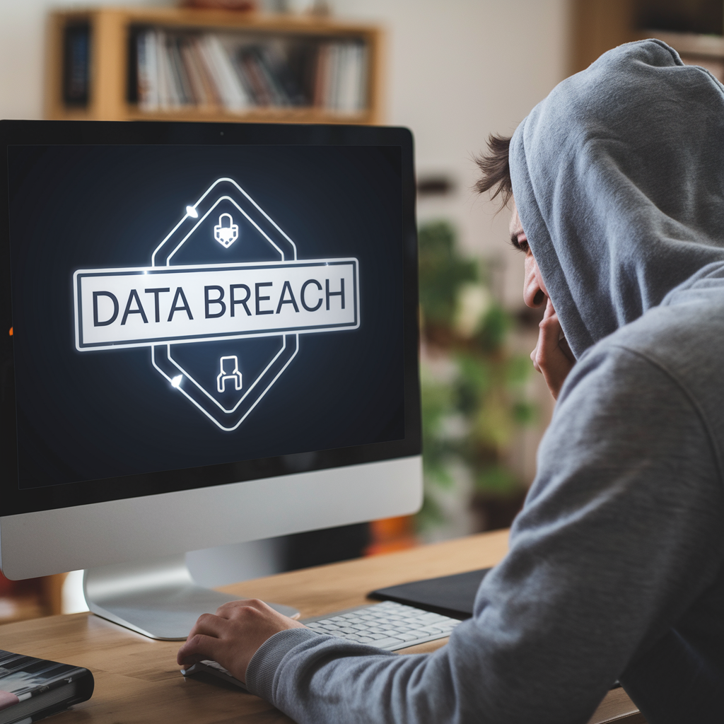 Joueur frustré devant un avertissement de violation de données.