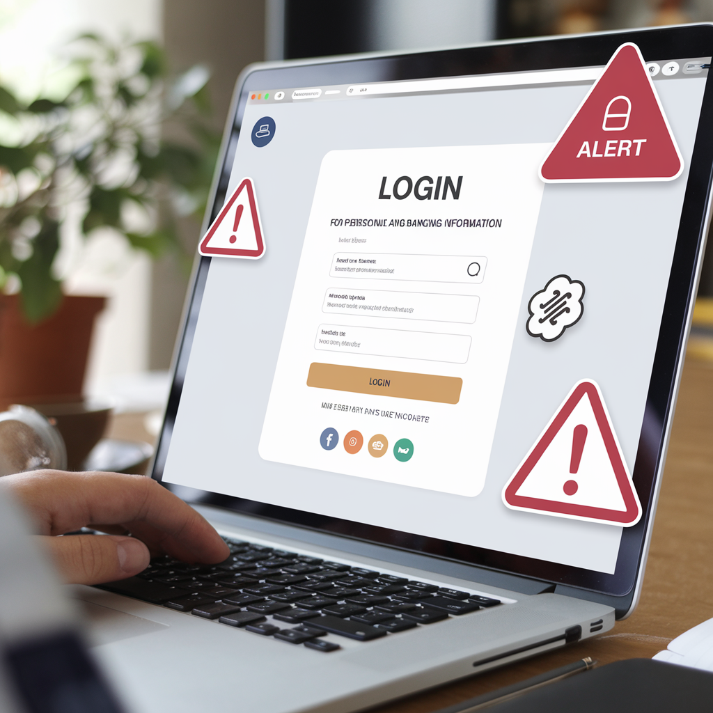 Site de phishing imitant le site officiel d'EDF.